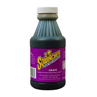 Sqwincher Corporation 040302-GR Sqwincher 12.8 Ounce Liquid Concentrate Grape Electrolyte Drink - Yields 1 Gallon (20 Each Per C
